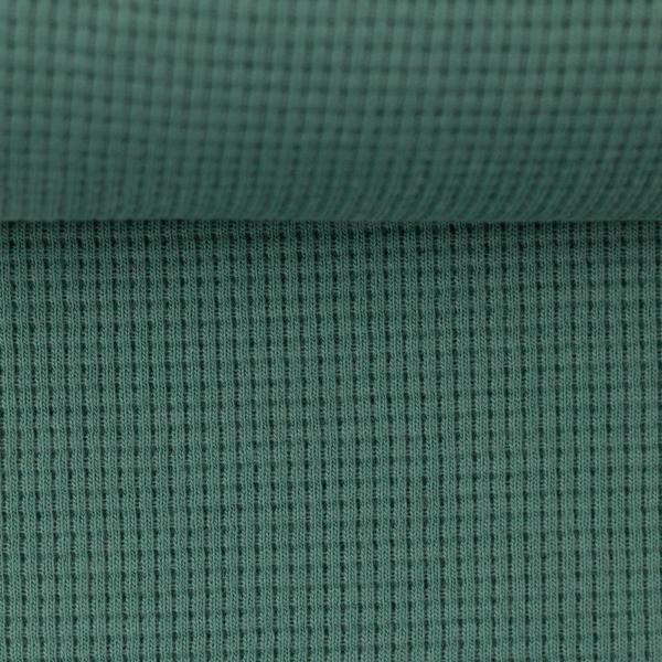 85 cm Swafing Clarissa Waffeljersey Uni Smaragd 266